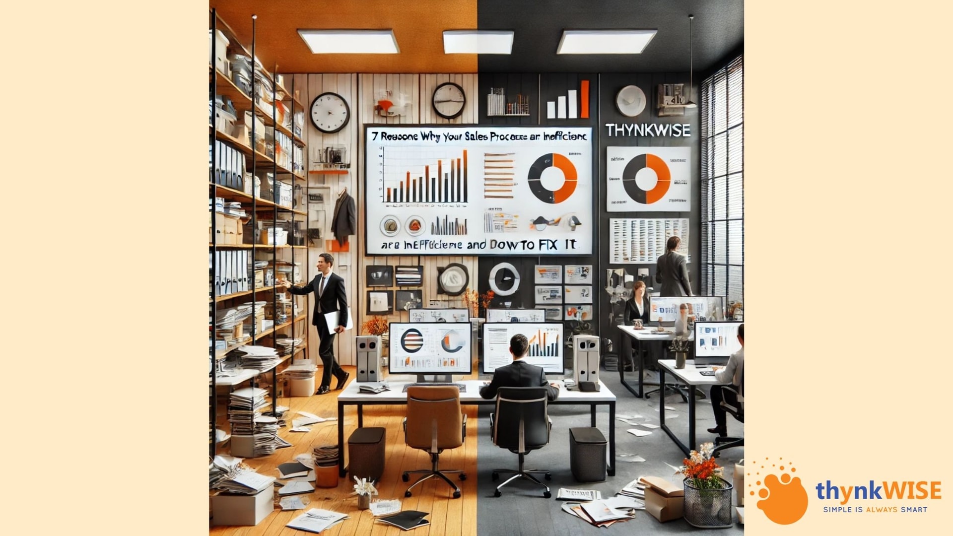 7 Reasons Why Your Sales Processes Are Inefficient and How to Fix Them (And How thynkWISE Can Transform Your Sales Strategy)